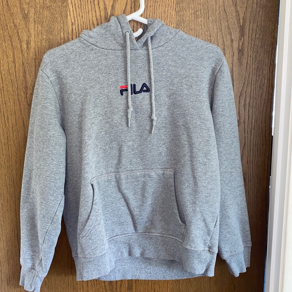 FILA Gray hoodie size small